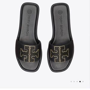 Pre-Owned Tory Burch Double T Sport Slide